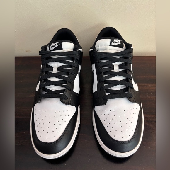 Mens Nike Panda Dunks Black/White - Picture 2 of 5